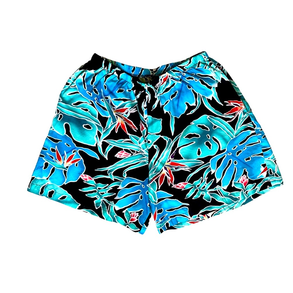 🍿SOLD🍿Vintage Hawaiian Floral Print Shorts